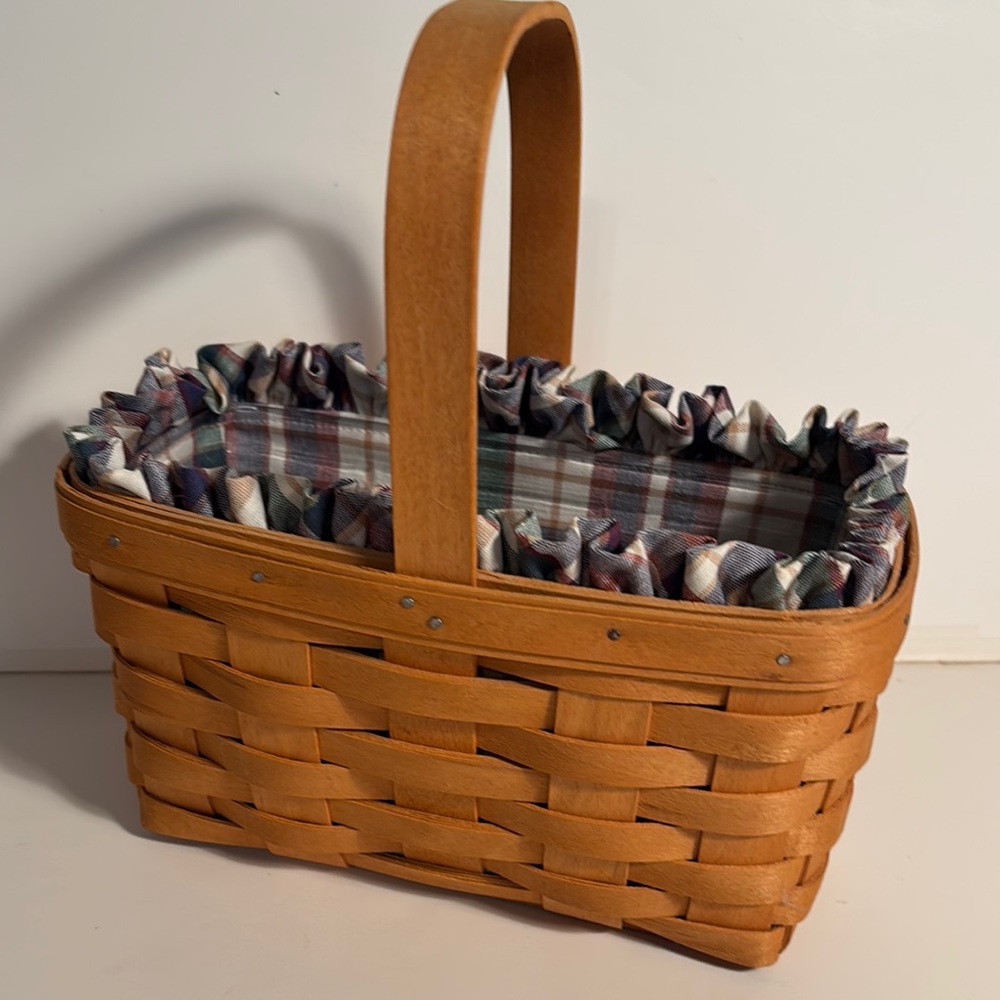 Longaberger 8” Basket Lining and Plastic